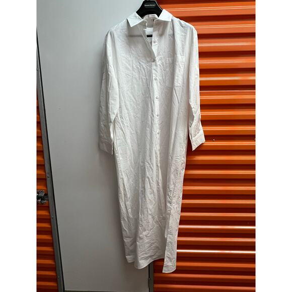 THE FRANKIE SHOP - Cala Shirt Dress / White / XS-S - Picture 2 of 9